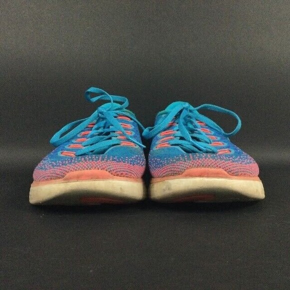 Nike Free Run Distance-Women's Sz 9-Blue/Pink Running/Jogging Shoes- 827116-400 - Picture 2 of 9